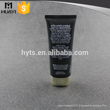 Emballage en plastique transparent de tube de 100ml pour la cosmétique